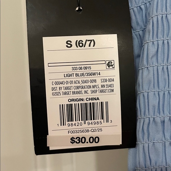 Art Class Light Blue Kids bubble dress NWT - Picture 5 of 6